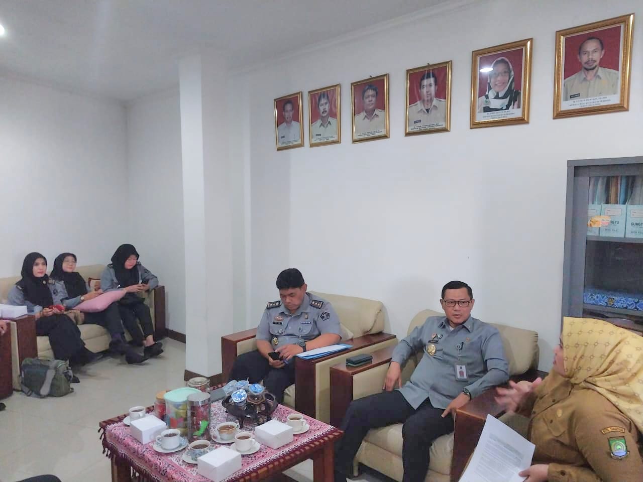 Menerima Kunjungan Kanwilkumham Provinsi Banten